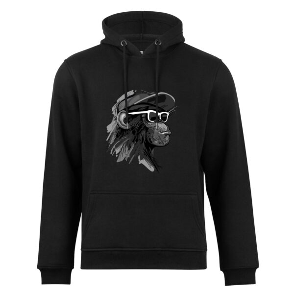 Cotton Prime® Kapuzensweatshirt mit Affenmotiv - Cool Monkey mit Brille