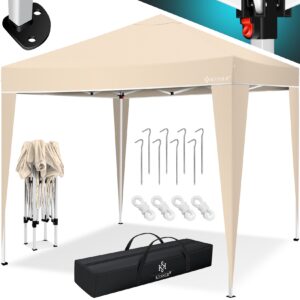 KESSER® Pavillon 3x3m   wasserdicht   inkl. Tasche   Pop-Up Klicksystem   UV-Schutz 50+   Faltpavillon   Gartenzelt   Partyzelt   Metall-Verstrebungen