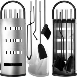 KESSER® Kaminzubehör 5-teiliges Kaminbesteck Set – Modern Design