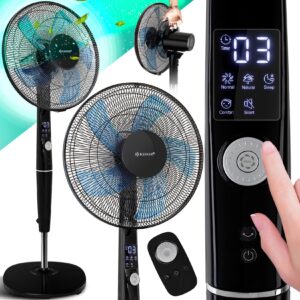 KESSER® - Standventilator mit Fernbedienung und Display Led - Timer