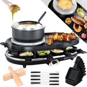 KESSER® 3in1 Raclette-Grill mit Naturgrillstein