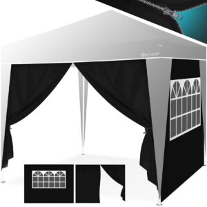 KESSER® 2X Seitenwand für Pavillon 3x3m - Faltpavillon Pop Up   klappbar   platzsparend   verstaubar