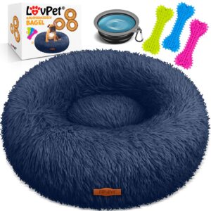 LOVPET® Hundebett Hundekissen Katzenbett Bagel