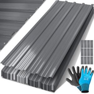 KESSER® - 12 x Profilblech Trapezblech 129cm x 45cm = 7 m² -Dachblech für Gerätehaus