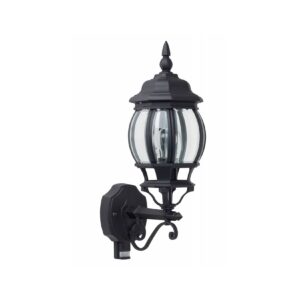 BRILLIANT Lampe Istria Außenwandleuchte stehend Bewegungsmelder schwarz   1x A60