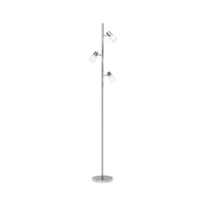 BRILLIANT Lampe Lea LED Standleuchte 3flg eisen/chrom   3x LED-D45