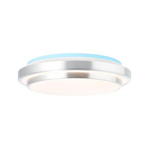 BRILLIANT Lampe Vilma LED Deckenleuchte 52cm weiß-silber   1x 32W LED integriert