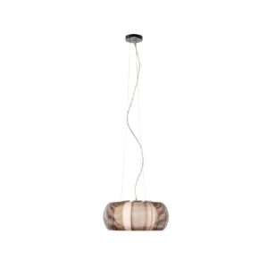 BRILLIANT Lampe Relax Pendelleuchte 40cm bronze/chrom   2x A60