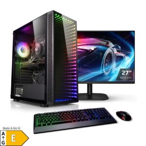 PC Set mit 27 Zoll TFT Allround AMD Ryzen 5 4600G