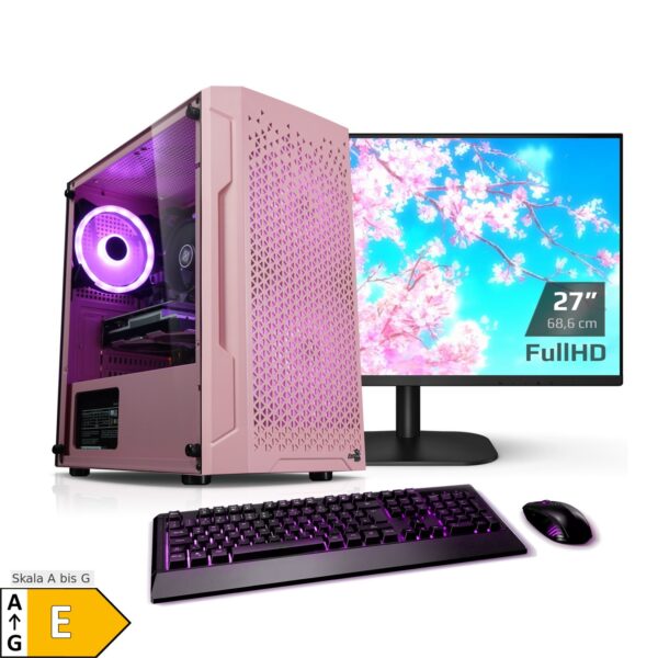 PC Set mit 27 Zoll TFT Zindarella V AMD Ryzen 7 5700X