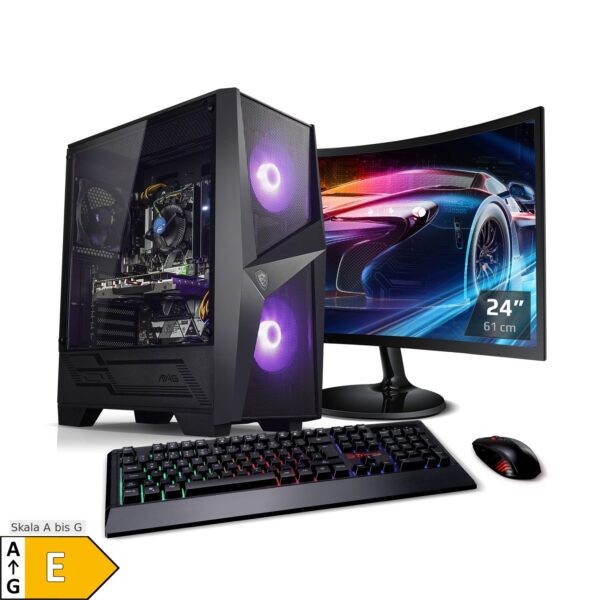 PC Set mit 24 Zoll TFT Total Intel Core i7-14700KF