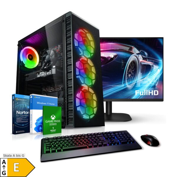 PC Set mit 27 Zoll TFT Total Intel Core i9-11900KF