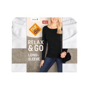 NUR DIE Damen Longsleeve Relax & Go