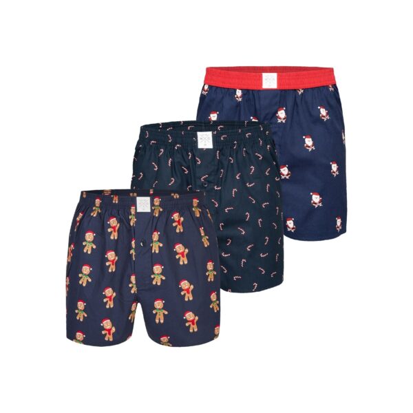 MG-1 Herren Boxer Christmas-Mix 3er Pack