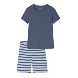 Schiesser Damen Shorty Essential Stripes Bermuda