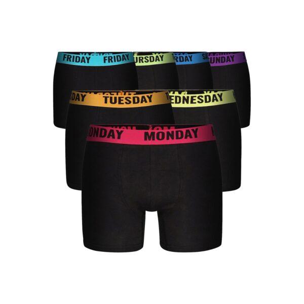 Happy Shorts Herren Retroshorts Monday Sunday 7er Pack