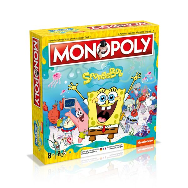 Monopoly SpongeBob Schwammkopf  Deutsch Französisch Edition Spiel Brettspiel