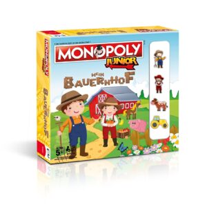 Monopoly Junior - Mein Bauernhof Brettspiel Gesellschaftsspiel Kinder Spiel