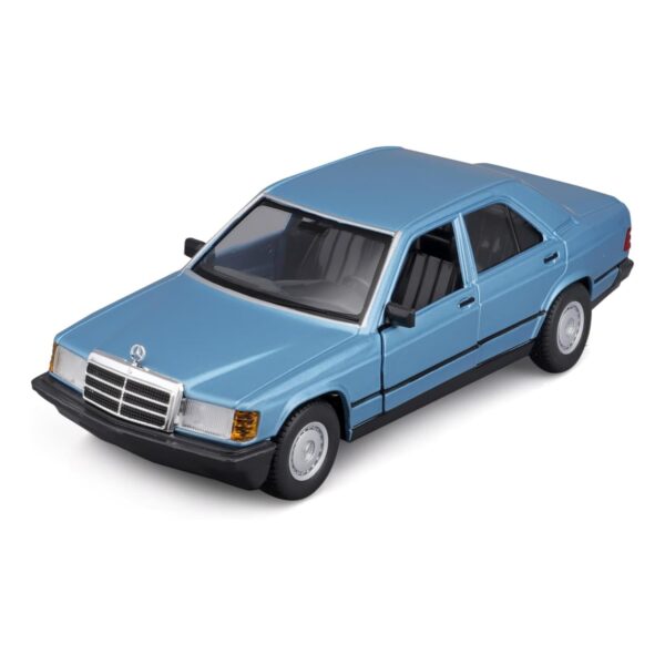 Bburago 18-21103 - Modellauto - Mercedes 190E ´87 (diamant blau