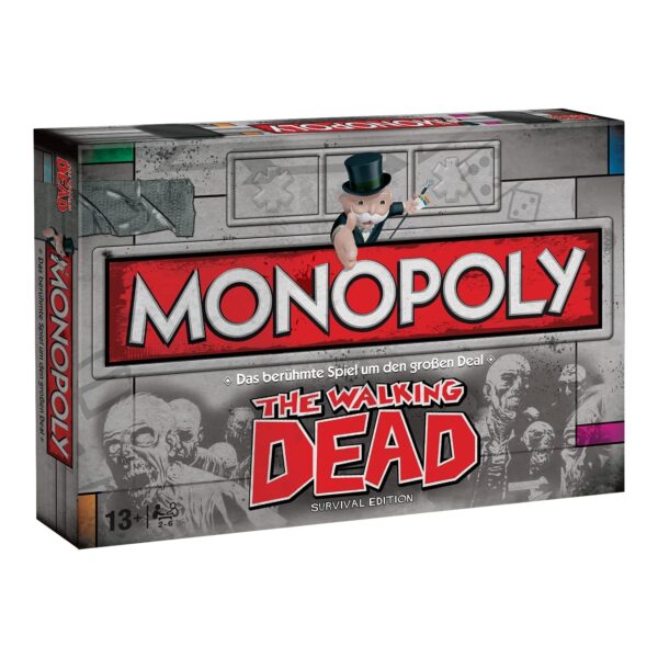 Monopoly - The Walking Dead Survival Edition Brettspiel Gesellschaftsspiel