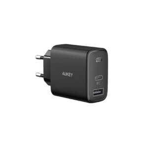 AUKEY PA-F3S-Bla Schnell Ladegerät Mix 32W Dual-Port Stecker Leistung