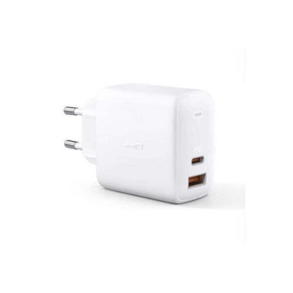 Aukey PA-B3-Whi GaN Dual USB-C Schnellladegerät 65W