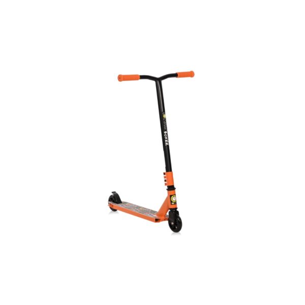 Lorelli Kinderroller Boxer PU-Räder Hinterradbremse Anti-Rutsch-Griffe drehbar orange