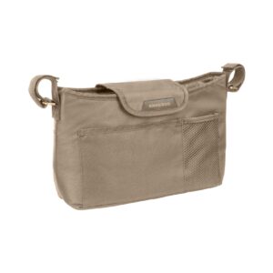 Kikkaboo Wickeltasche Ella Reißverschluss Flaschenfächer Kinderwagenbefestigung beige