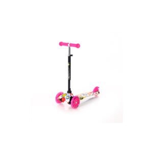 Lorelli Kinderroller Mini klappbar verstellbar PU Räder leuchten ABEC-7 Bremse rosa pink