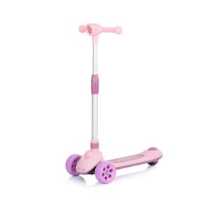 Chipolino Kinderroller Orbit 3 LED-Räder Bremse Lenker höhenverstellbar klappbar rosa