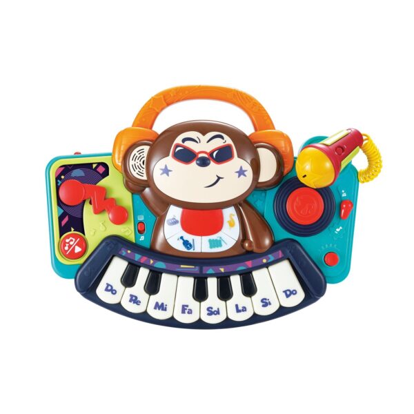 Moni Musikspielzeug Keyboard DJ Monkey 3137 Melodien