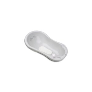 Lorelli Babybadewanne 1013046 Wasserablauf 84 cm Ablagefächer ergonomische Form hellgrau