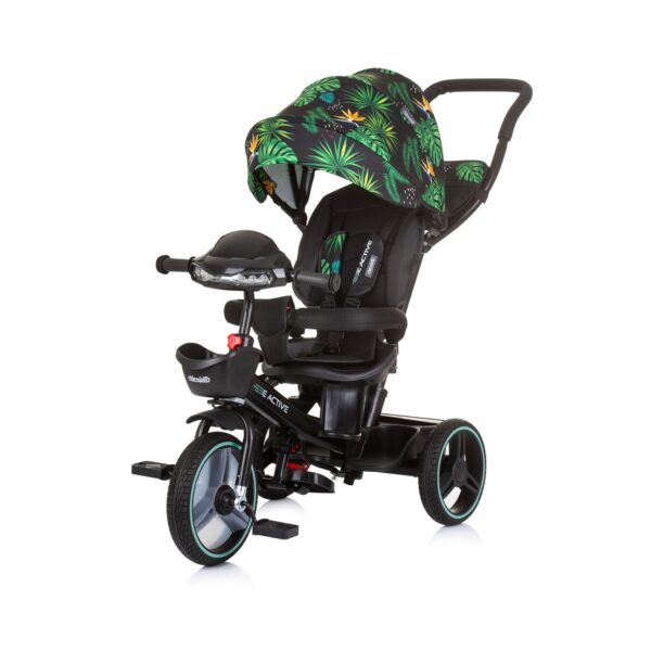 Chipolino Tricycle Dreirad Be Active 2 in 1 Sitz drehbar Musik Licht drehbar grün