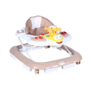 Bertoni Lauflernhilfe Helicopter 2 in 1 höhenverstellbar Musik Licht Spielcenter beige