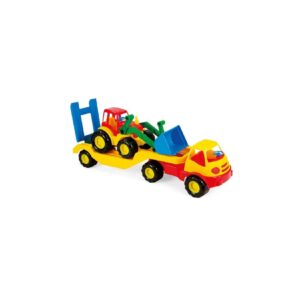 Mochtoys Spielzeug LKW 10001 mit Tieflader