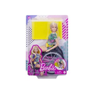 Mattel GRB93 - Barbie - Fashionistas Barbie Puppe im Rollstuhl