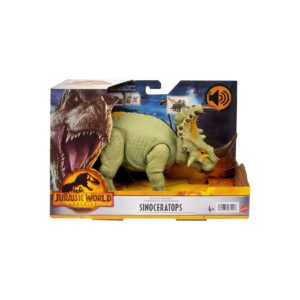 Mattel HDX43 - Jurassic World - Dominion - Roar Strikers - Sinoceratops