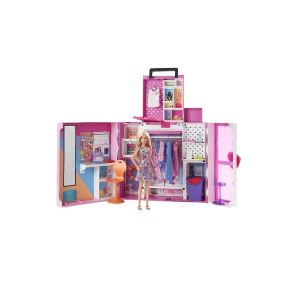 Mattel HGX57 - Barbie - Kleiderschrank mit Puppe