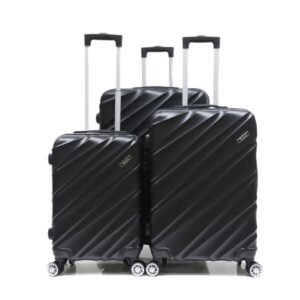 Reisekoffer Koffer 3 tlg Hartschale Trolley Set Kofferset Handgepäck