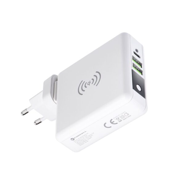 Multifunktionsladegerät 4in1 15W mit USB/USB Typ C Powerbank