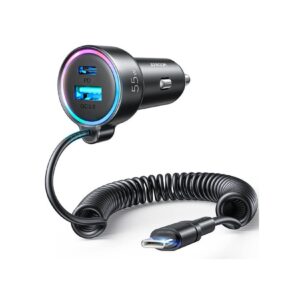 Joyroom Auto-Ladegerät 3 in 1 mit Typ-C-Kabel 1