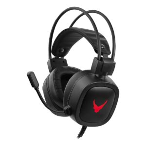 Varr VH6020B Over-Ear Gaming-Kopfhörer mit Mikrofon und LED-Hintergrundbeleuchtung Schwarz