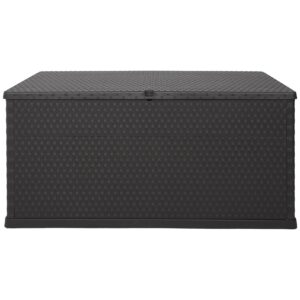 Kissenbox Auflagenbox Rattan anthrazit