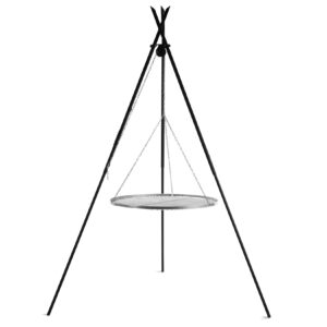 Premium Schwenkgrill „TIPI“ 210 cm - Grillrost aus Edelstahl 70 cm