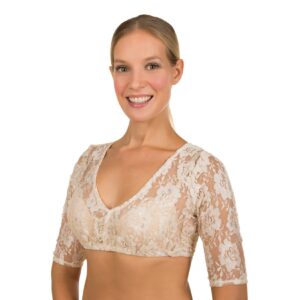 Dirndlbluse Mia beige