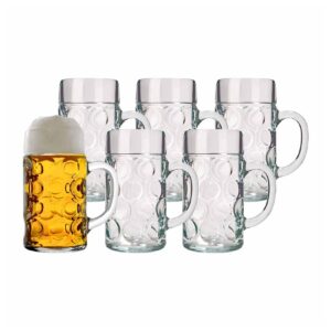 Stölzle Lausitz Maßkrüge Isar 1000 ml 6er Set