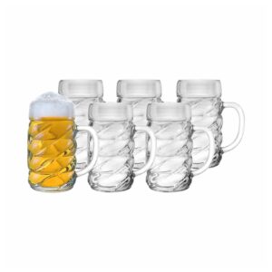 Stölzle Lausitz Bierkrüge Diamond 500 ml 6er Set