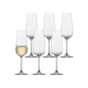 Schott Zwiesel Sektgläser mit Moussierpunkt Taste 283 ml 6er Set