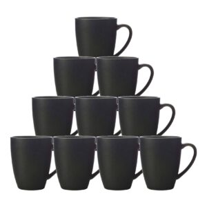 Maxwell & Williams Kaffeebecher Caviar Black 400 ml 10er Set