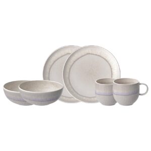 like. by Villeroy & Boch Frühstücks-Set Perlemor Sand 6er Set